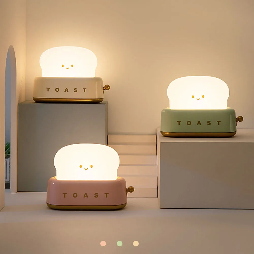 Cute toast Night Light