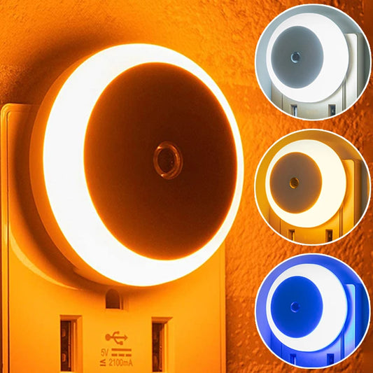 Light sensing-control LED Night Light