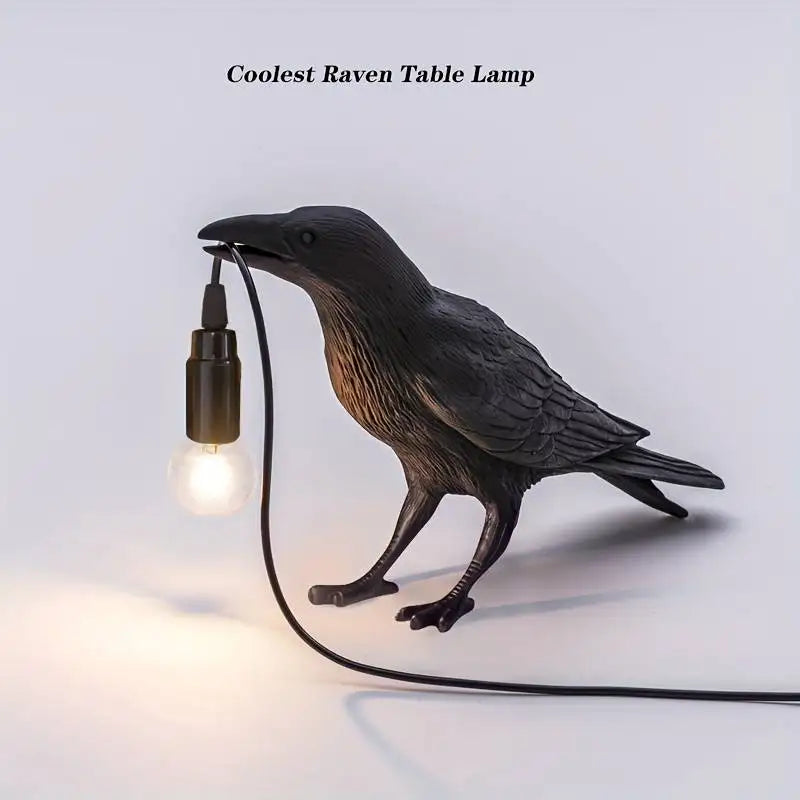 Gothic Raven Lamp Night Light