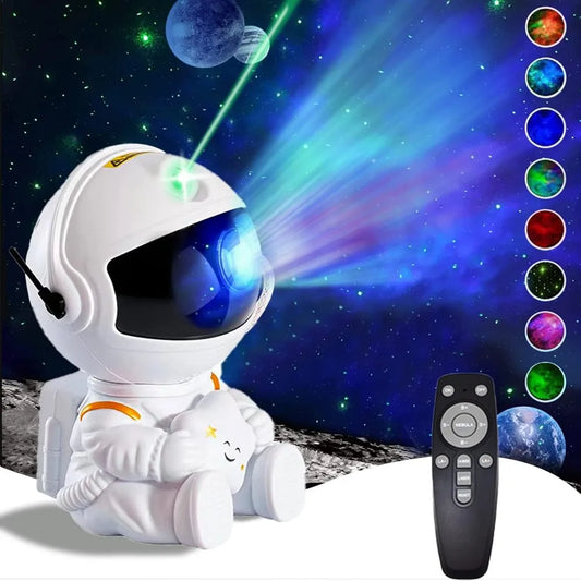 Astronaut Starry Nebula Projector Night Light