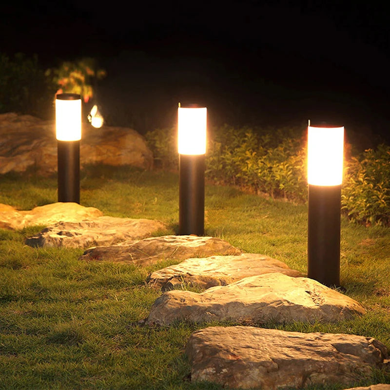 Solar Powered Stainless Steel Pathway Lights