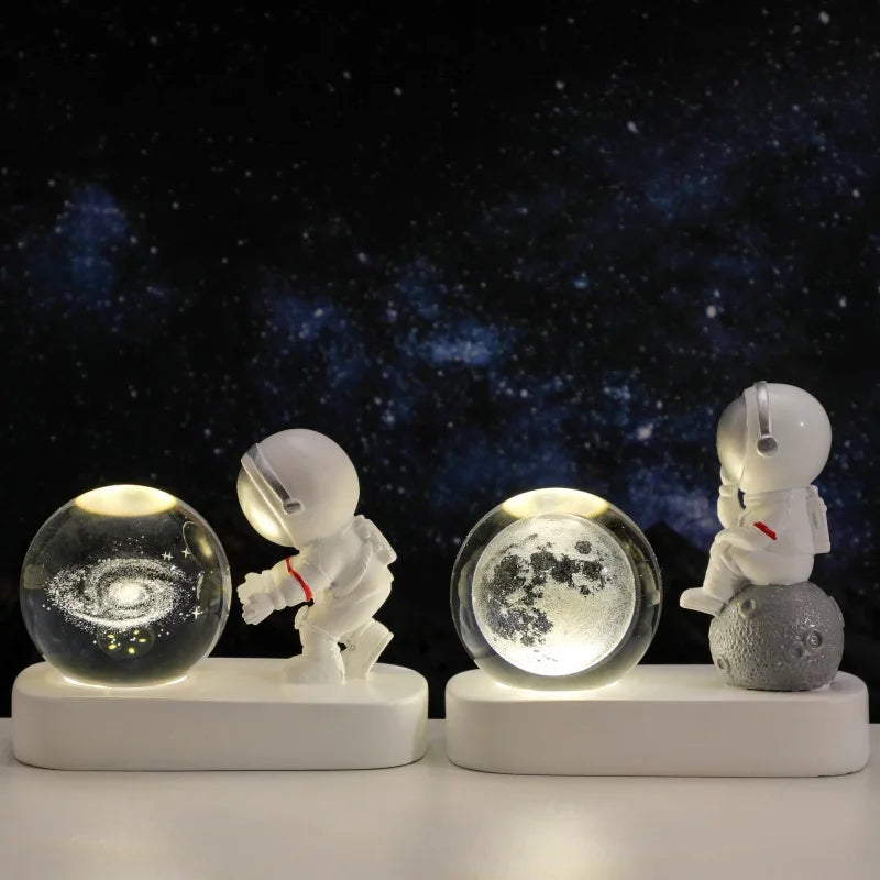 Astronaut admiring Crystal Ball Led Night