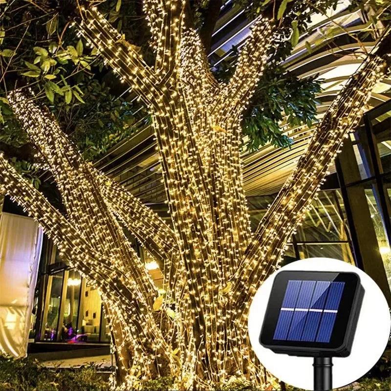 Solar powered Holiday lights