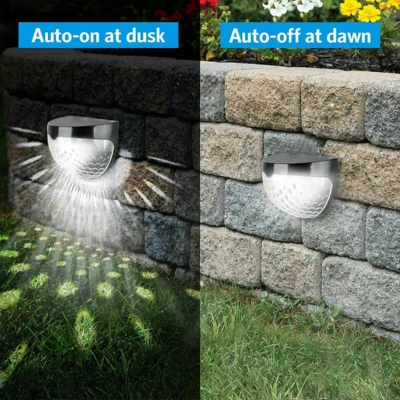 LED Solar powered wall light