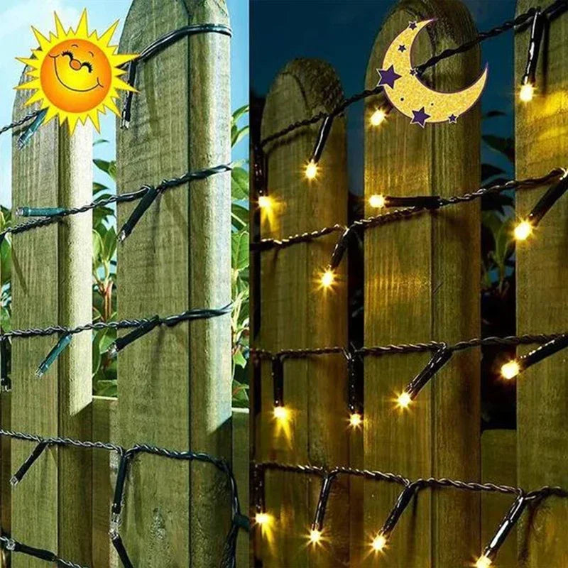 Solar powered Holiday lights