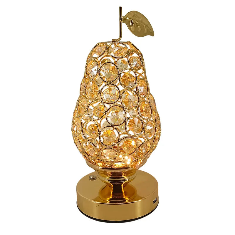 Three-Color Crystal Fruit Electrodeless Dimming Lamp