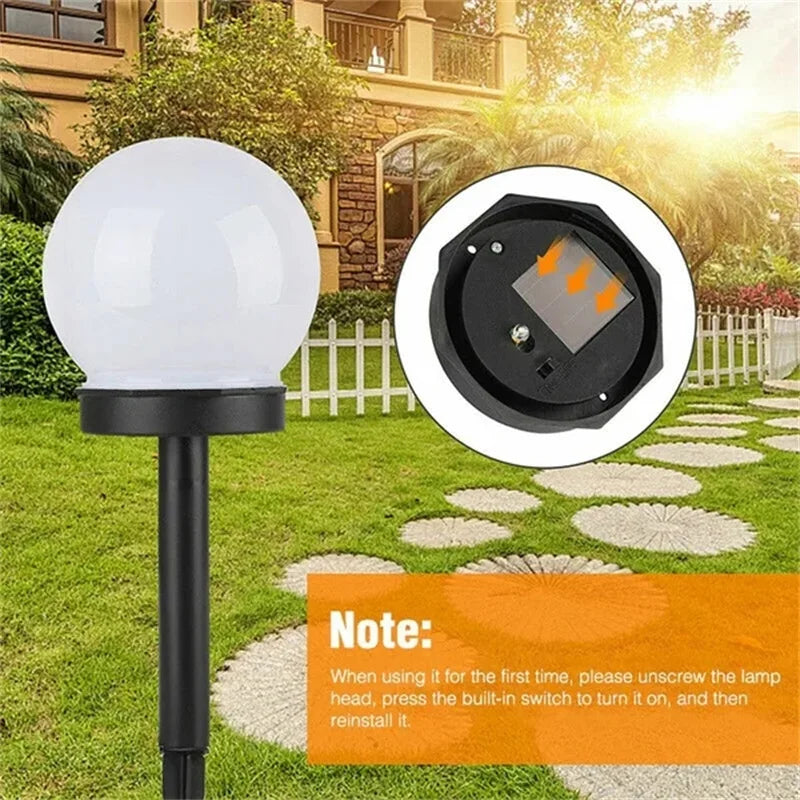 Round Ball Solar LED Pathway light