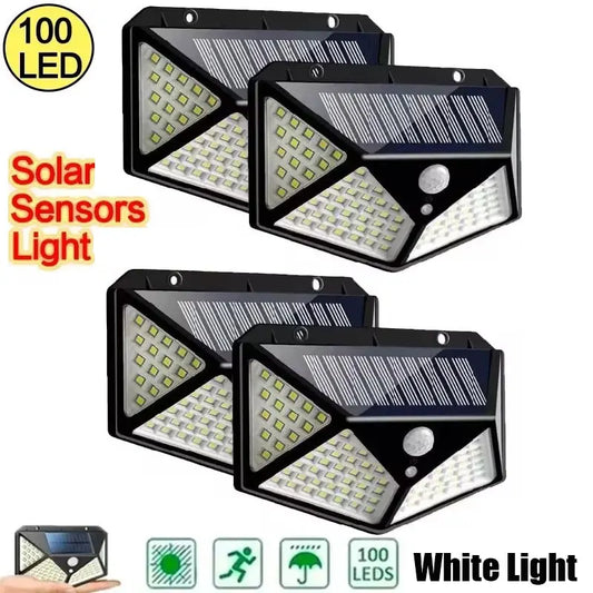 100 Led Solar charging Motion activated security light