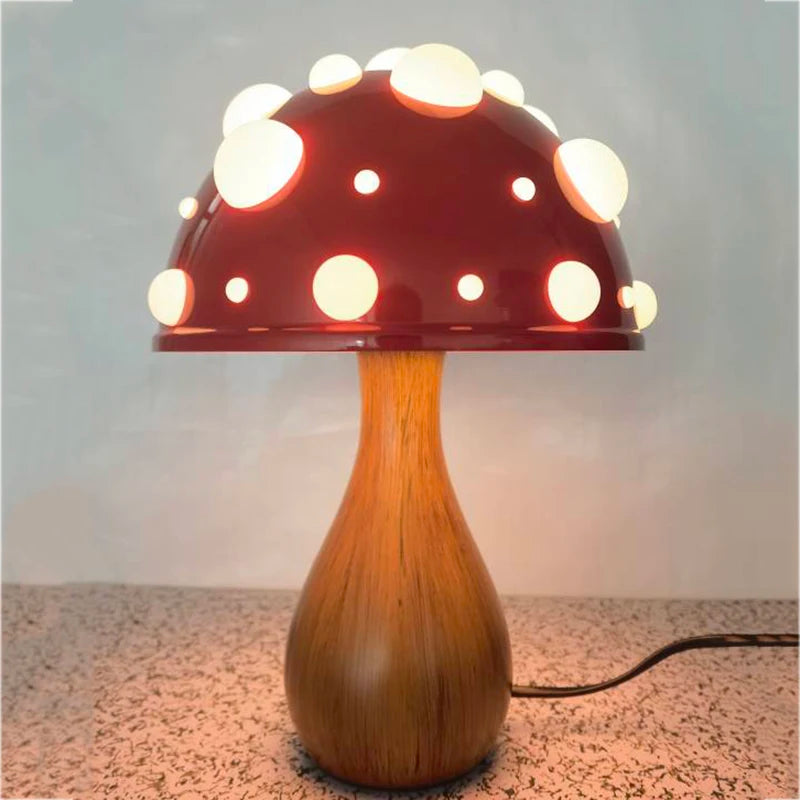 Amanita Mushroom Lamp