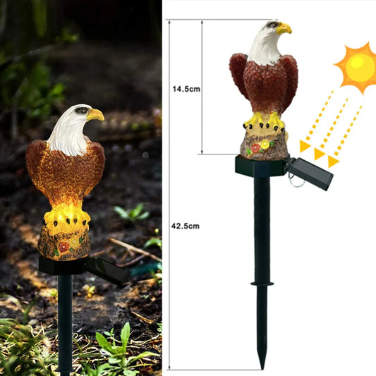 Solar Powered LED Eagle Garden light