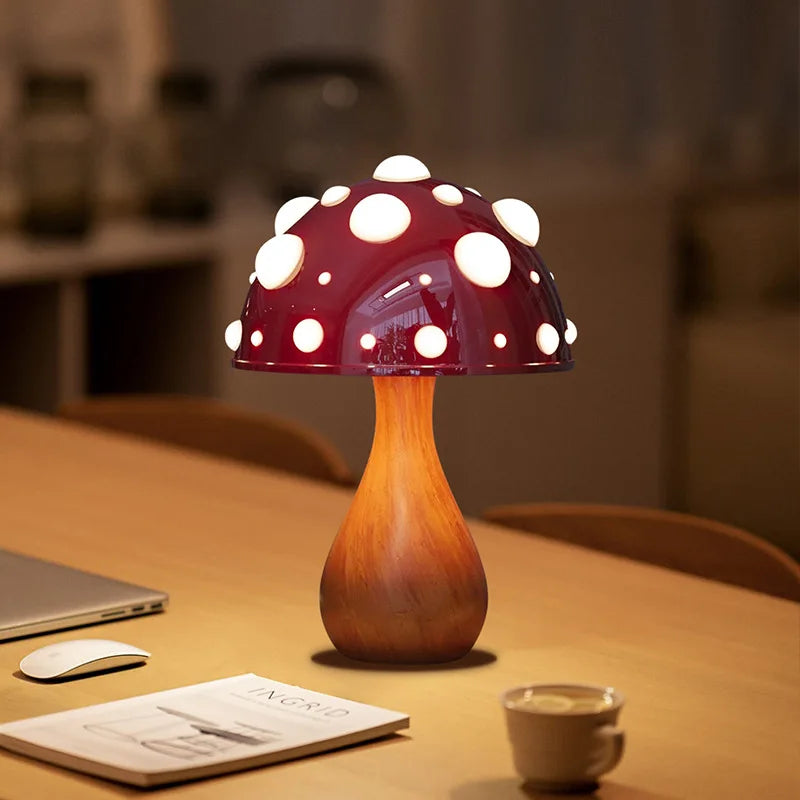 Amanita Mushroom Lamp