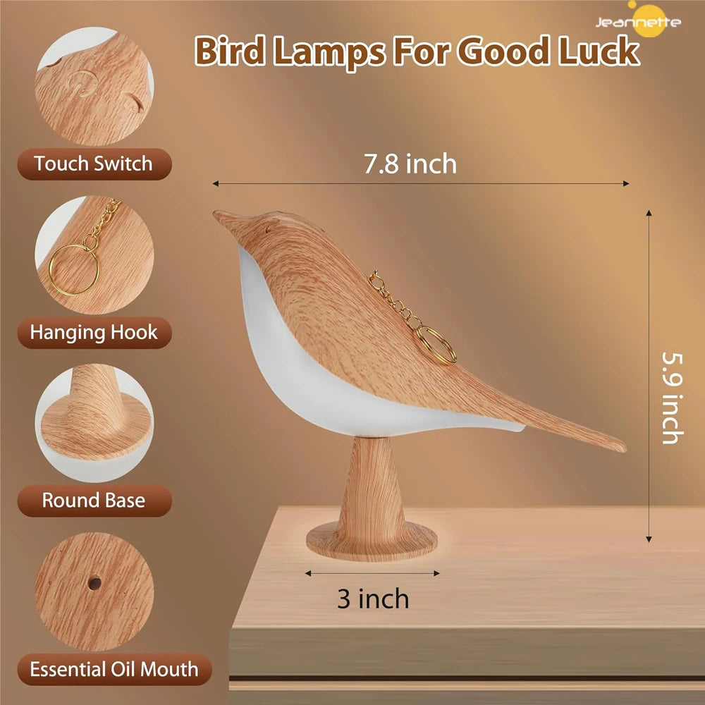 Touch Sensing Bird  Aroma Lamp