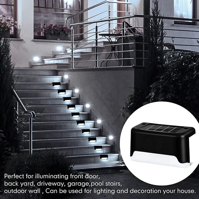 Multi packs Solar powered railing lights