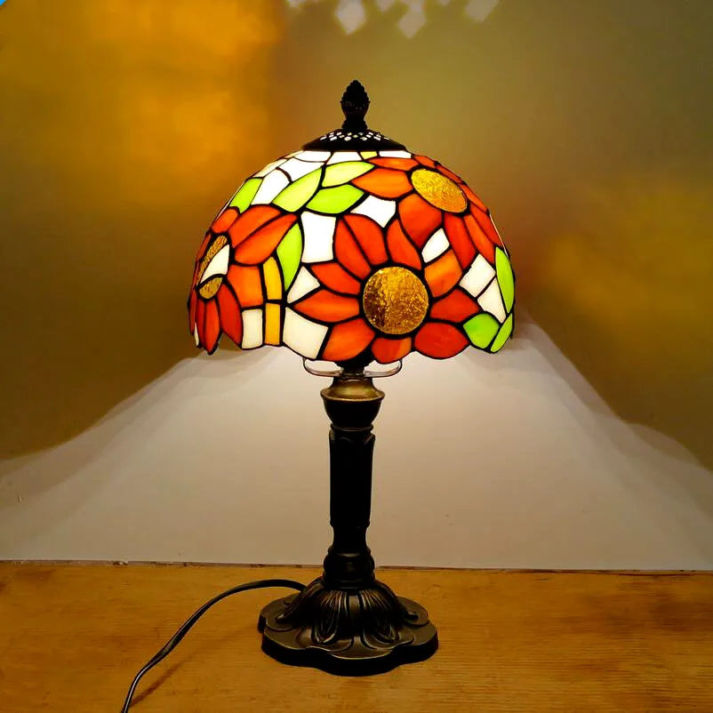 Handmade Stained Glass Bedside Lamp