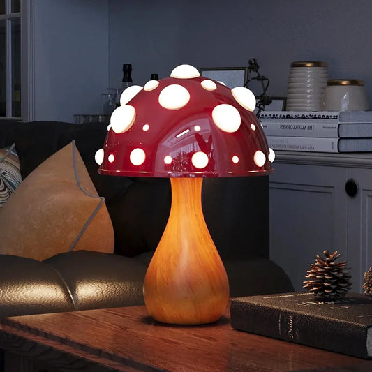 Amanita Mushroom Lamp