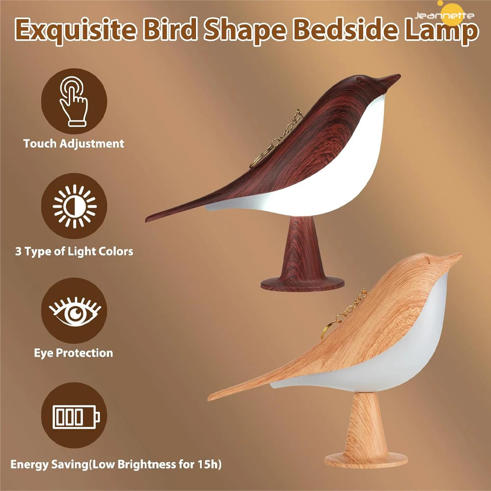 Touch Sensing Bird  Aroma Lamp