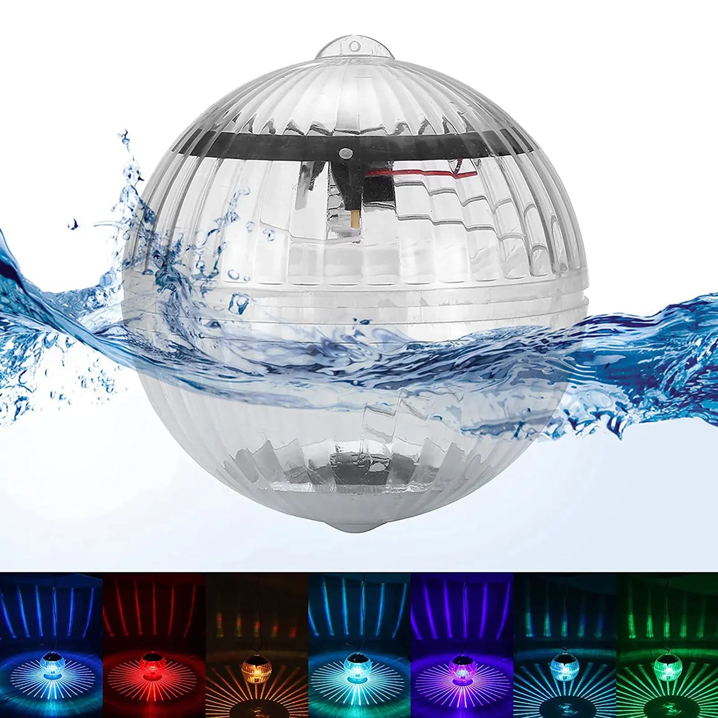 Solar Powered Floating Multi Colored Pool light