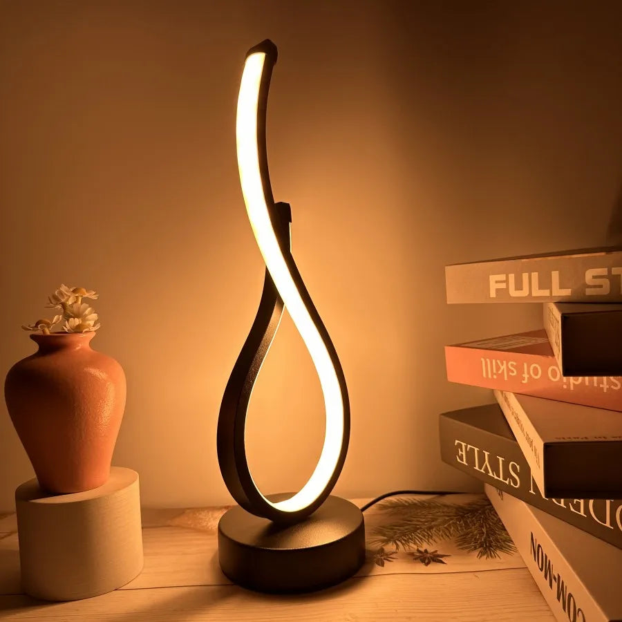 Tri Color Modern Flame Lamp