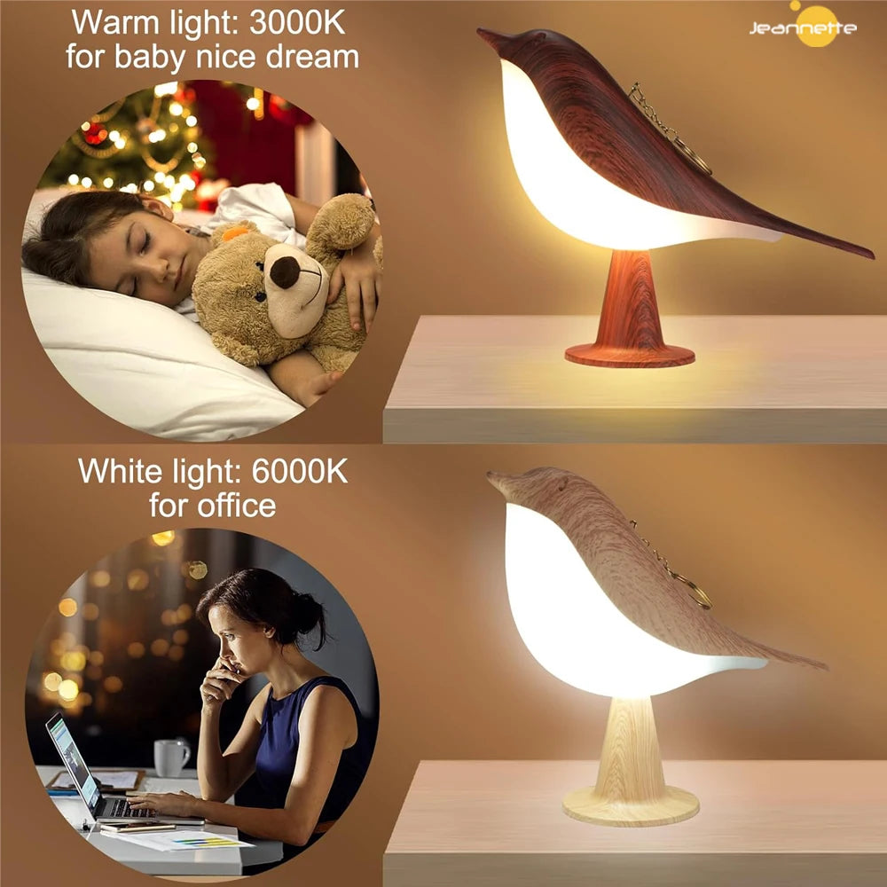 Touch Sensing Bird  Aroma Lamp