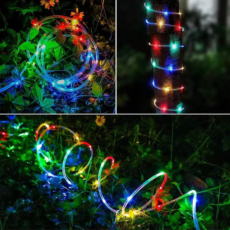 LED Solar powered Rope Strip Light