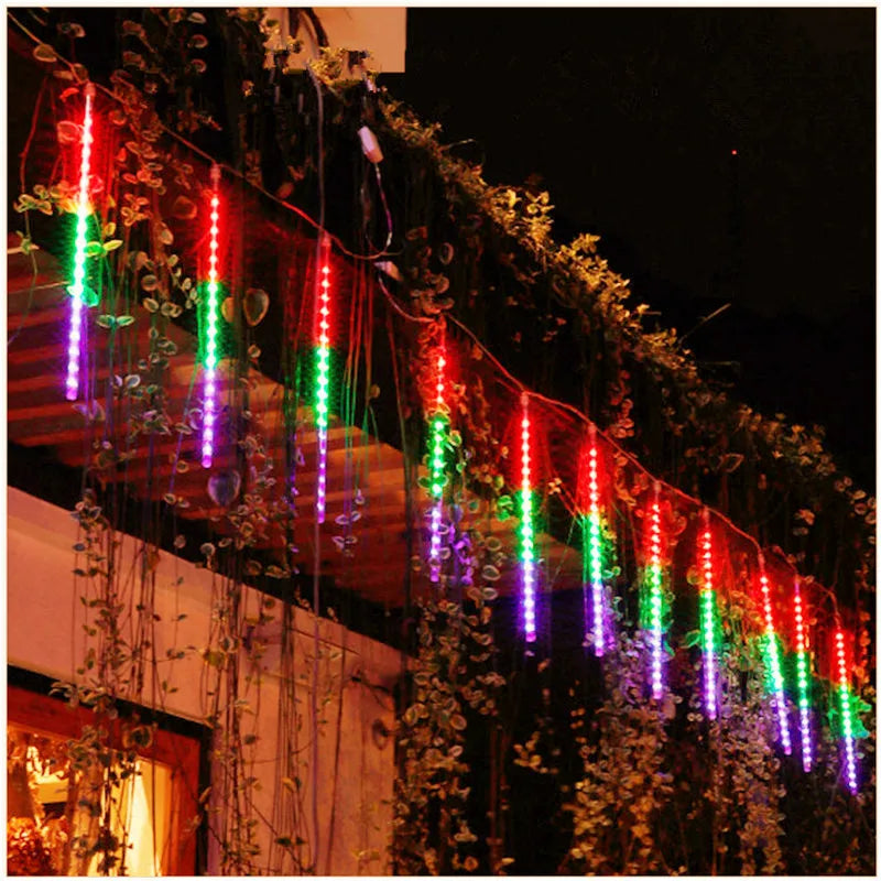 Solar Powered Led Meteor Shower Rain Lights