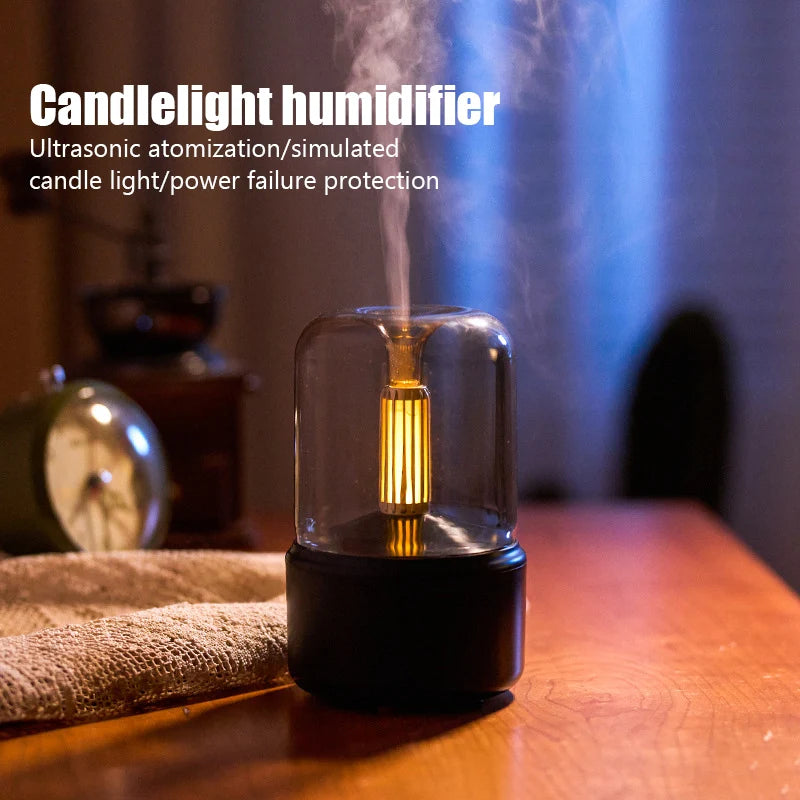 Portable Air Humidifier and Aroma Diffuser Lamp