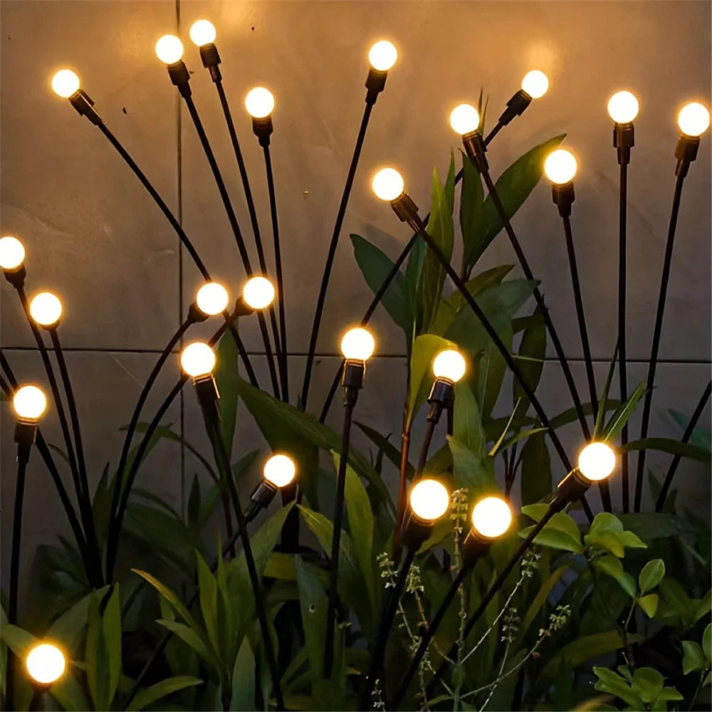 LED Solar Powered wind dancing Firefly Light