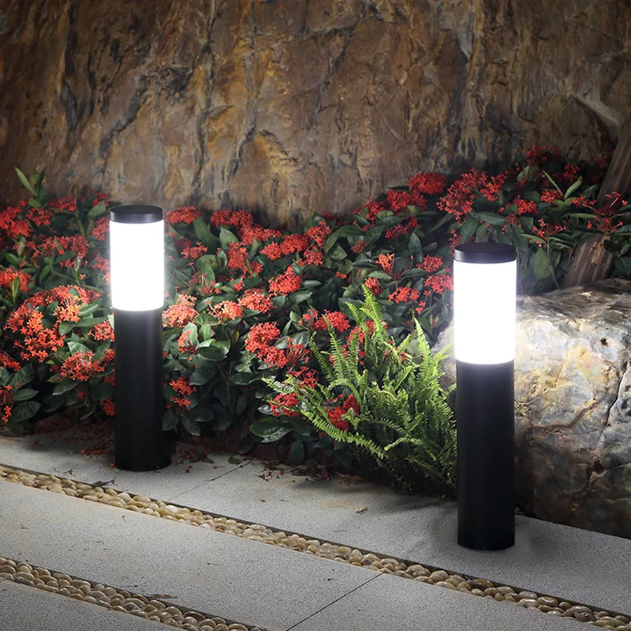 Solar Powered Stainless Steel Pathway Lights