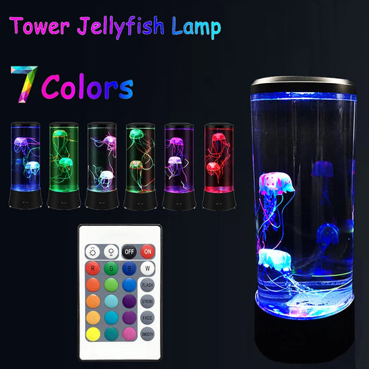 Color Changing Jellyfish Lamp