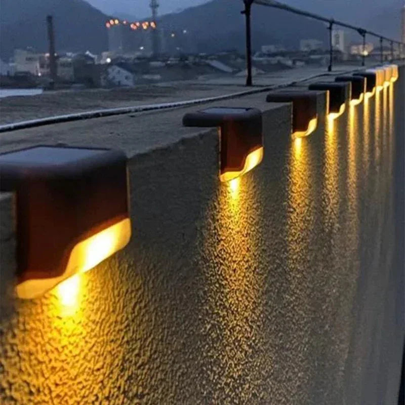 Multi packs Solar powered railing lights