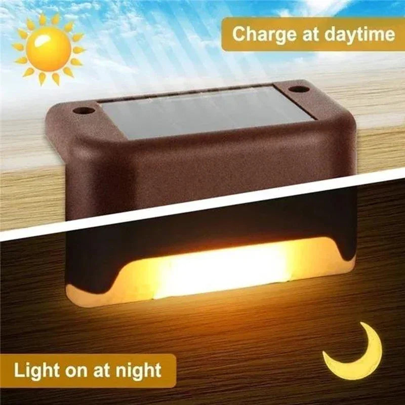 Multi packs Solar powered railing lights