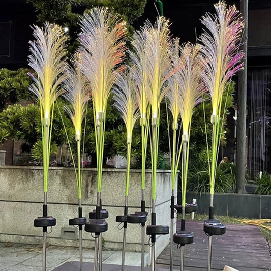 LED Solar powered Luminous Reed Lights