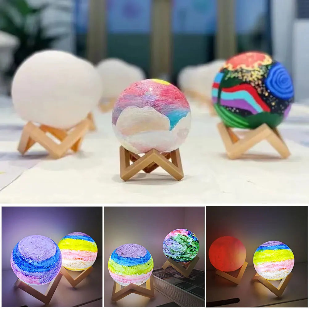 Paintable Moon nightlight!