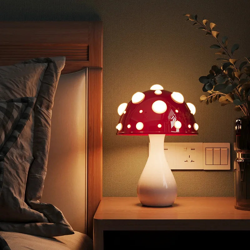 Amanita Mushroom Lamp