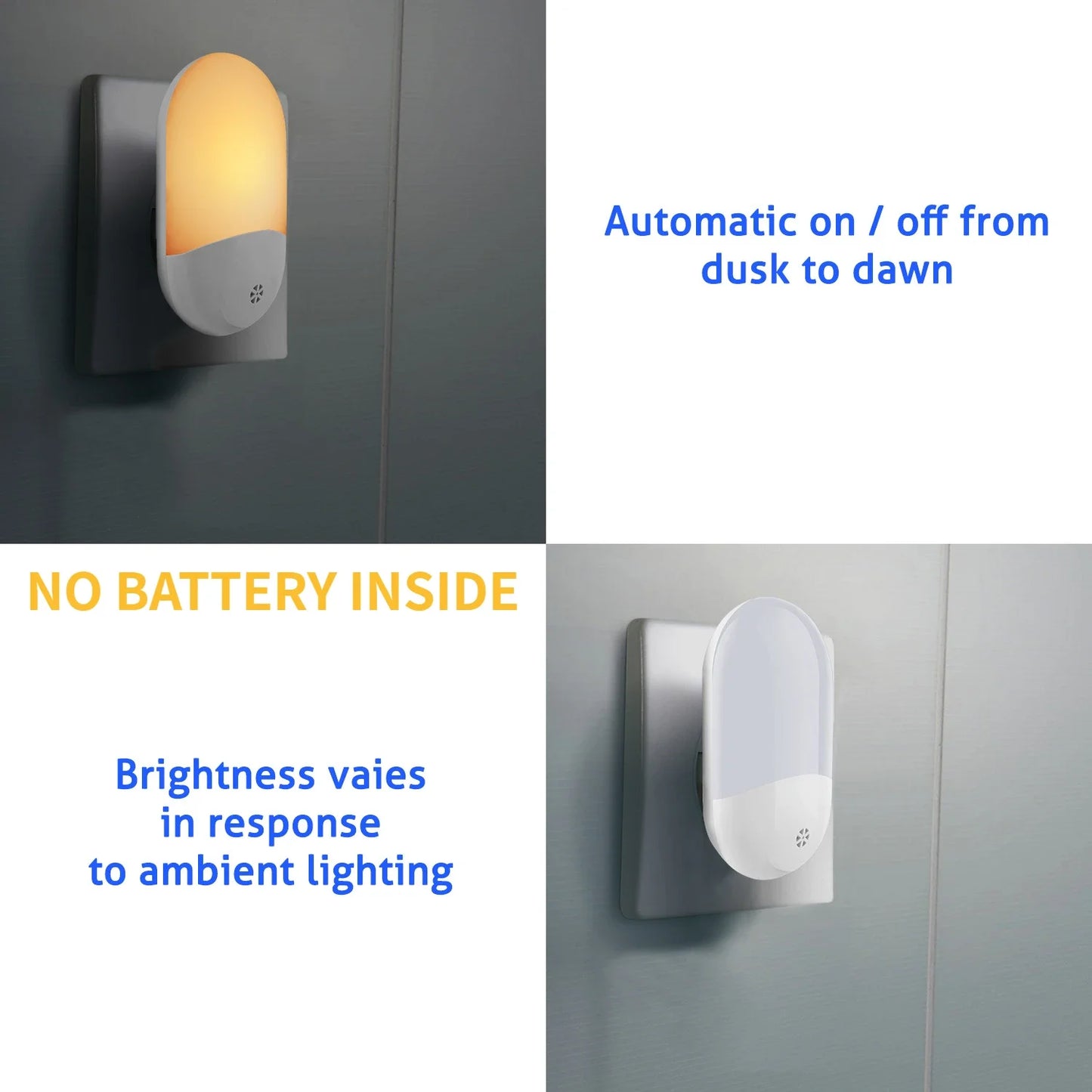 Light sensing LED Night Light