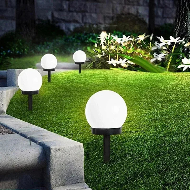 Round Ball Solar LED Pathway light