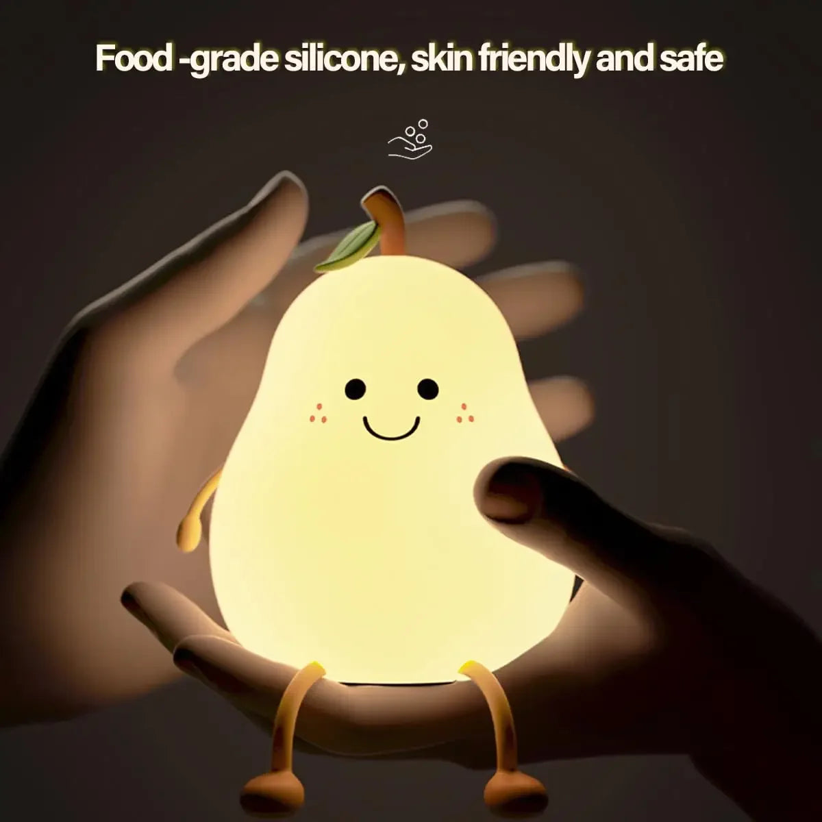 Cute Pear Dimmable Night Light