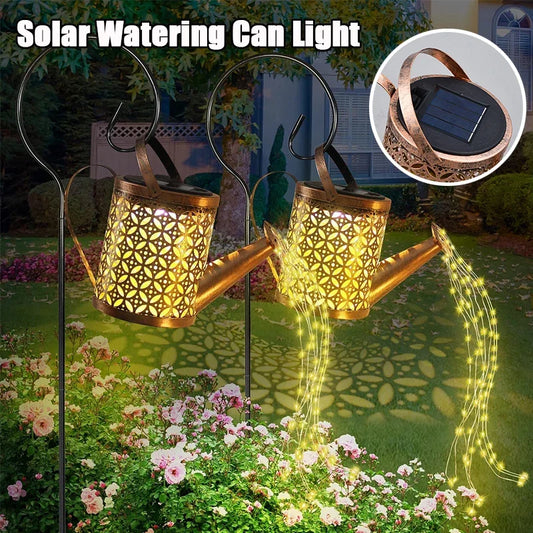 Solar LED Waterproof Hanging Kettle Lantern Light!