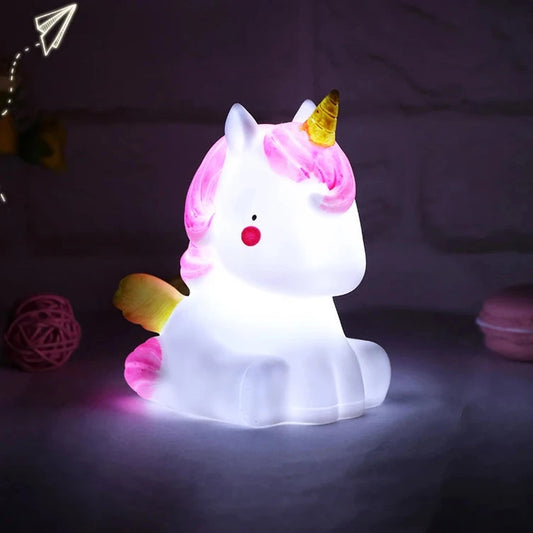 Silicone Unicorn LED Night Light