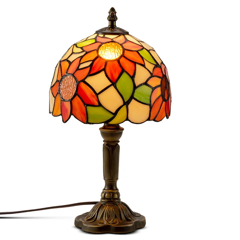 Handmade Stained Glass Bedside Lamp